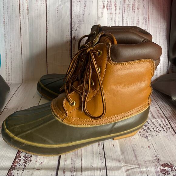 Polo Edge Brown Thermolite Duck Boots - Picture 3 of 11